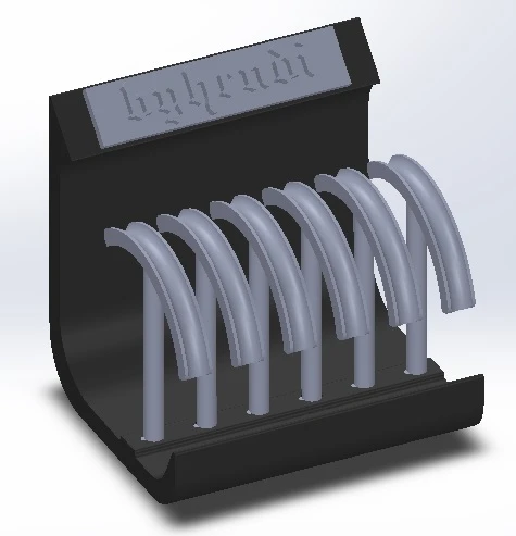 Byr bilezik ekranı (Sadece Plastik Aparattır!!!) 3D - Resim 4