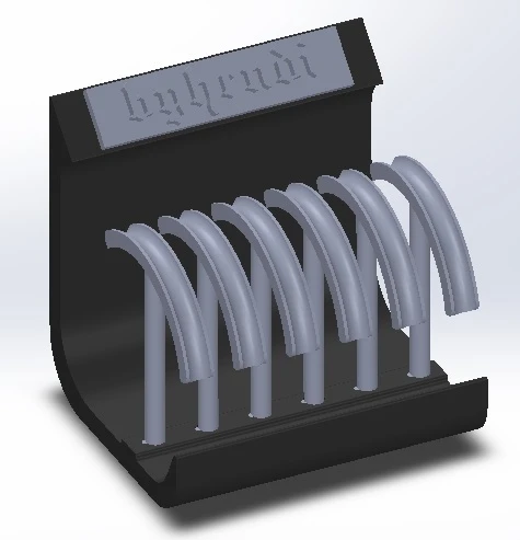 Byr bilezik ekranı (Sadece Plastik Aparattır!!!) 3D ürün görseli