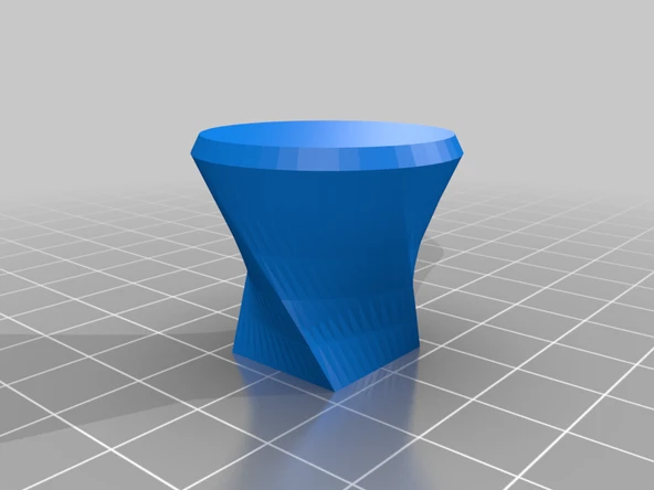 Byr Bükülmüş dolap düğmesi (Sadece Plastik Aparattır!!!) 3D - 3