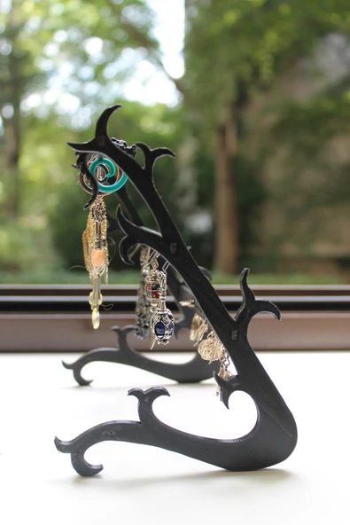 Byr Özelleştirilebilir Küpe Standı (Sadece Plastik Aparattır!!!) 3D - 4