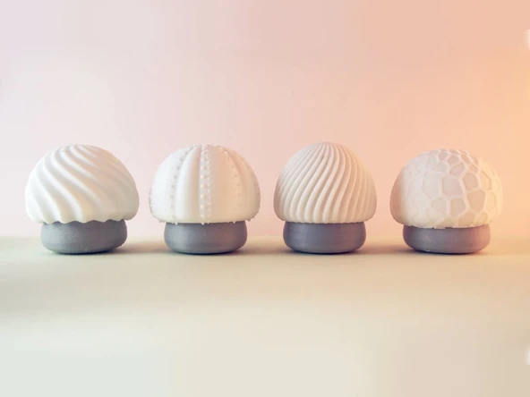 Byr SHOODIES (Elektronik Çay Işık Tutucuları) (Sadece Plastik Aparattır!!!) 3D