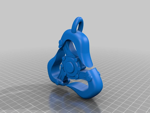 Byr Bioshock Infinite Skyhook kolye (Sadece Plastik Aparattır!!!) 3D - 2