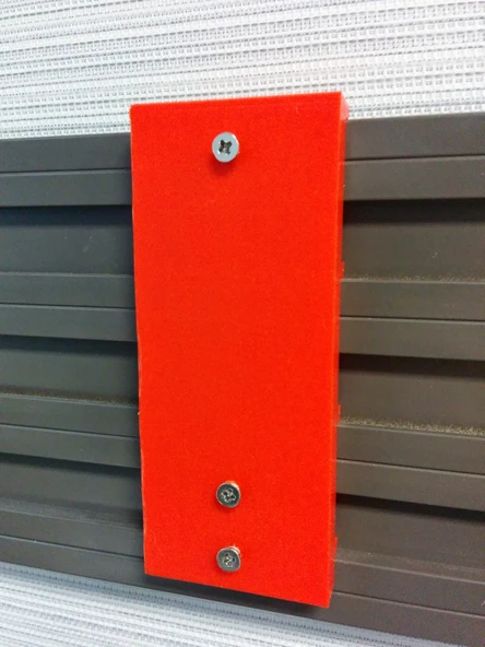 Byr Steelcase Slatwall için kabin duvar telefon montajı (Sadece Plastik Aparattır!!!) 3D - 3