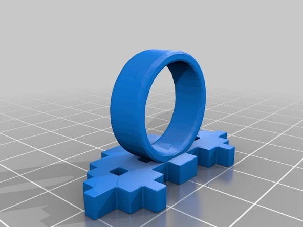 Byr Uzay İstilacıları UFO Yüzük (Sadece Plastik Aparattır!!!) 3D ürün görseli