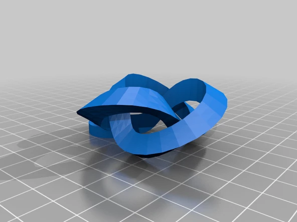 Byr Soyut düğüm kolye (Sadece Plastik Aparattır!!!) 3D - 2