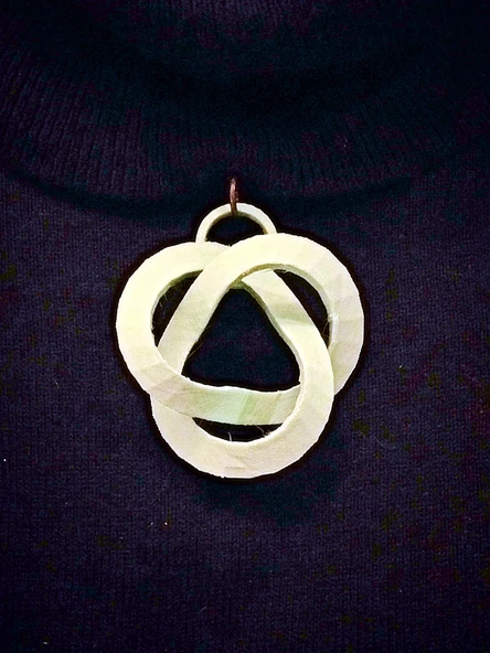 Byr Soyut düğüm kolye (Sadece Plastik Aparattır!!!) 3D - 4