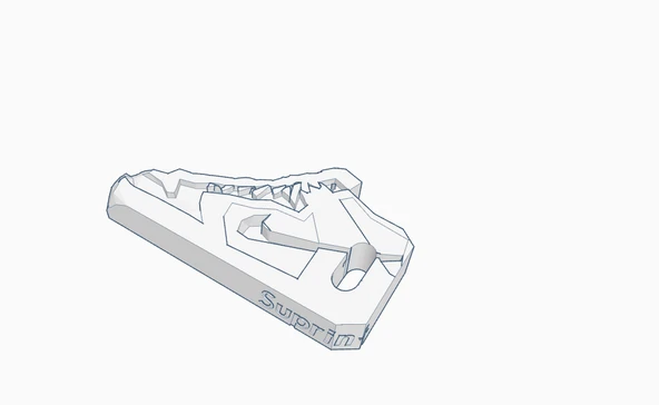 Byr Suprint tarafından Nike Dunk Basit Keychain (Sadece Plastik Aparattır!!!) 3D - Resim 3