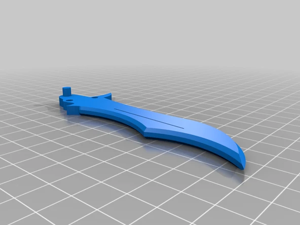 Byr CS:GO'dan Geliştirilmiş Kelebek Bıçak (Sadece Plastik Aparattır!!!) 3D - 3