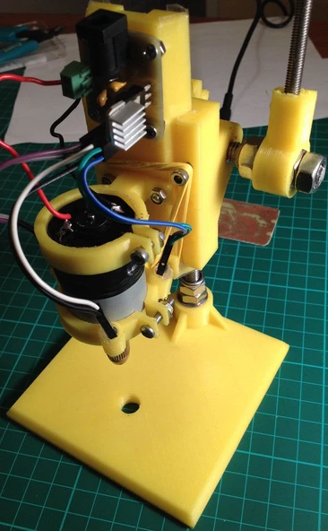 Byr PCB Matkap Pres Standı (LED ışığı ile) (Sadece Plastik Aparattır!!!) 3D