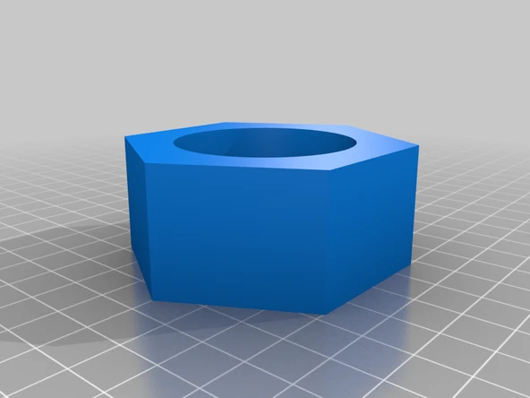 Byr Altıgen mum tutucu (Sadece Plastik Aparattır!!!) 3D - 4