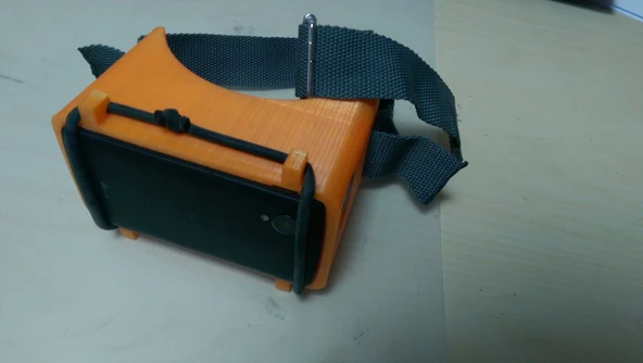 Byr Google karton parçaları ile Nexus 5 için VR Goggles / Maske. (Sadece Plastik Aparattır!!!) 3D - 5