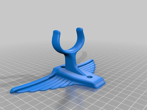 Byr Ukulele askı kanatlı (Sadece Plastik Aparattır!!!) 3D - 5