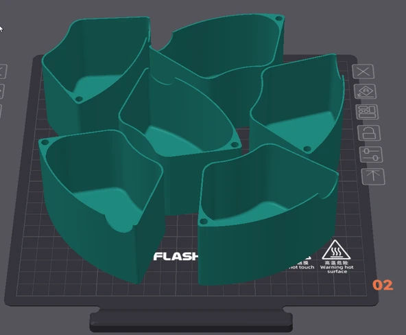 Byr Makara Çekmecesi Organizatörü-6 delikli filament makaraları için modüler depolama (Sadece Plastik Aparattır!!!) 3D - 5