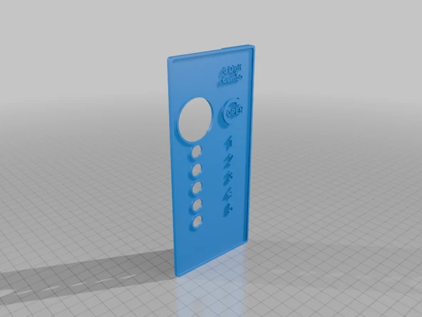 Byr V-Line Dolap Güvenli Tuş Takımı Overlay (Sadece Plastik Aparattır!!!) 3D - 5