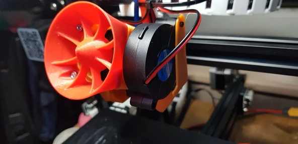 Byr Saçma hayran koruyucusu, 40 mm (Sadece Plastik Aparattır!!!) 3D - 5