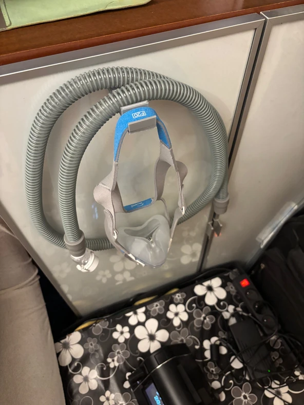 Byr CPAP hortumu ve maske askısı (Sadece Plastik Aparattır!!!) 3D - Resim 2