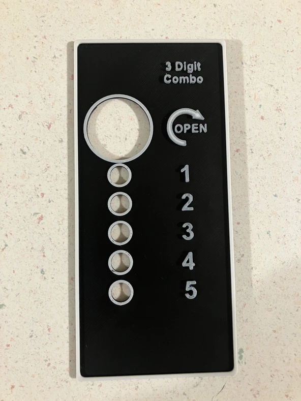 Byr V-Line Dolap Güvenli Tuş Takımı Overlay (Sadece Plastik Aparattır!!!) 3D - 3