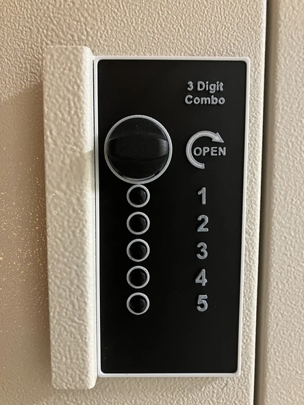 Byr V-Line Dolap Güvenli Tuş Takımı Overlay (Sadece Plastik Aparattır!!!) 3D