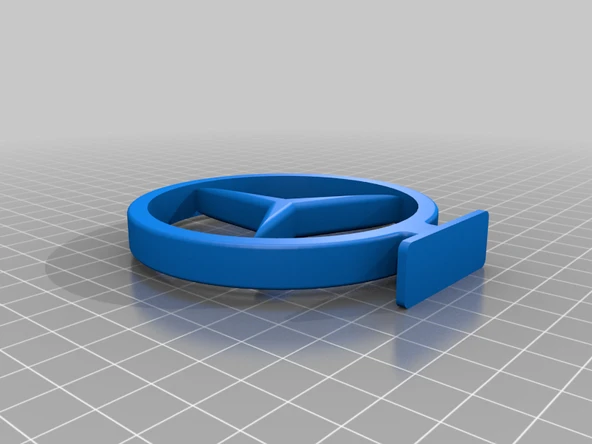 Byr Mükemmel Mercedes Benz Yıldızı (Sadece Plastik Aparattır!!!) 3D - 2