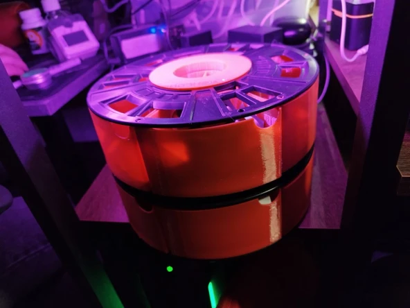 Byr Makara Çekmecesi Organizatörü-6 delikli filament makaraları için modüler depolama (Sadece Plastik Aparattır!!!) 3D - 2