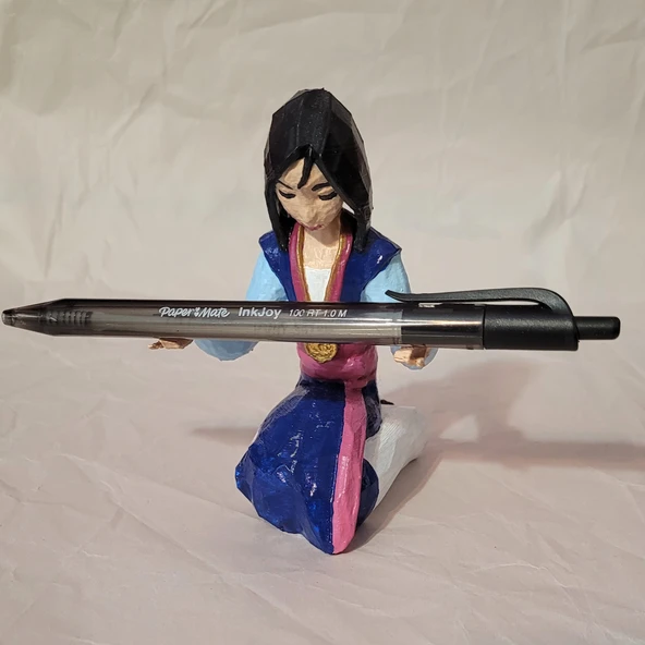 Byr Mulan Pen Tutucu / Stand (Sadece Plastik Aparattır!!!) 3D - 2