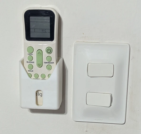 Byr Elgin Hava Uzaktan Saç Kremi Duvar Montajı (Sadece Plastik Aparattır!!!) 3D - Resim 2