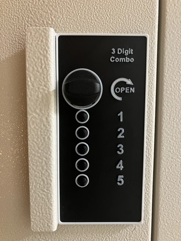 Byr V-Line Dolap Güvenli Tuş Takımı Overlay (Sadece Plastik Aparattır!!!) 3D - 2