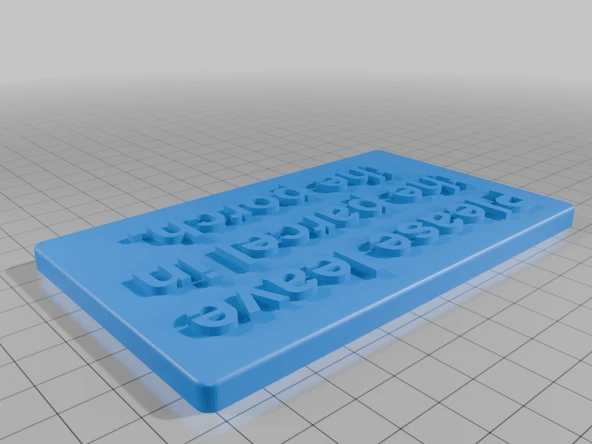 Byr Lütfen parselinizi sundurma tabelasında bırakın v2 (Sadece Plastik Aparattır!!!) 3D - 5