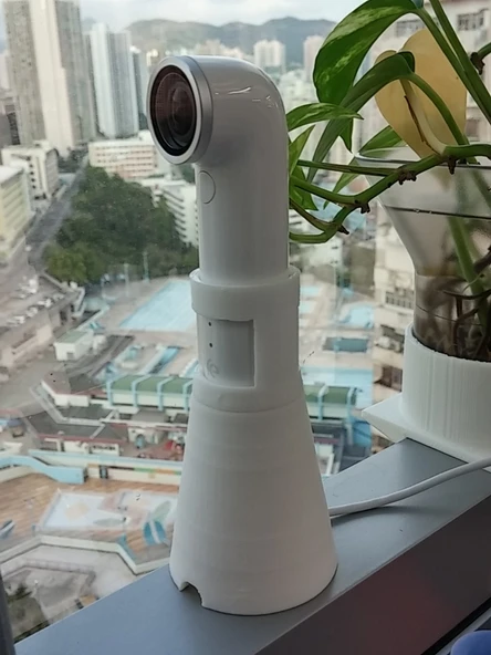 Byr HTC RE kamera için şarj standı (Sadece Plastik Aparattır!!!) 3D