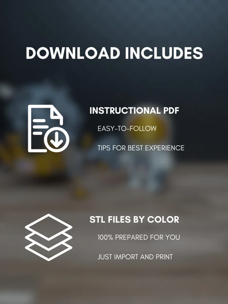 Byr Sting Prop kiti (destek yok, AMS yok, tutkal yok) (Sadece Plastik Aparattır!!!) 3D - 5