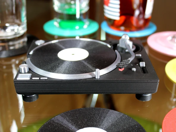 Byr Tekniklerde Kayıt Barrağı SL-1210 MK2 Tutucu (Sadece Plastik Aparattır!!!) 3D - 3