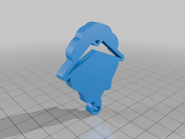 Byr Gurren Lagann V2 - Anahtarlık (Sadece Plastik Aparattır!!!) 3D - 3