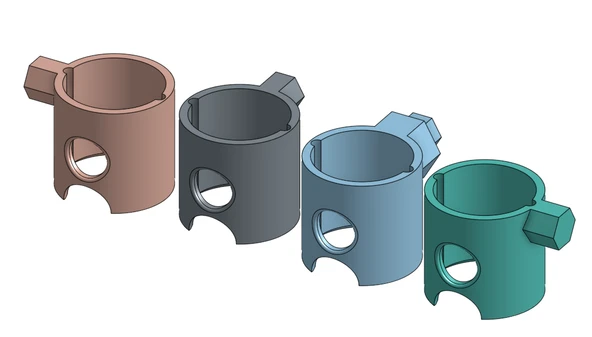 Byr HSW Honeycomb Depolama Duvarı Dyson Aksesuarlar Montaj (Sadece Plastik Aparattır!!!) 3D - Resim 2