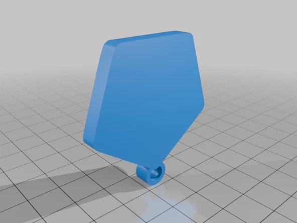 Byr Mavi Kilit - Anahtarlık (Sadece Plastik Aparattır!!!) 3D - 4