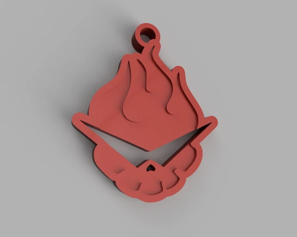 Byr Gurren Lagann V2 - Anahtarlık (Sadece Plastik Aparattır!!!) 3D