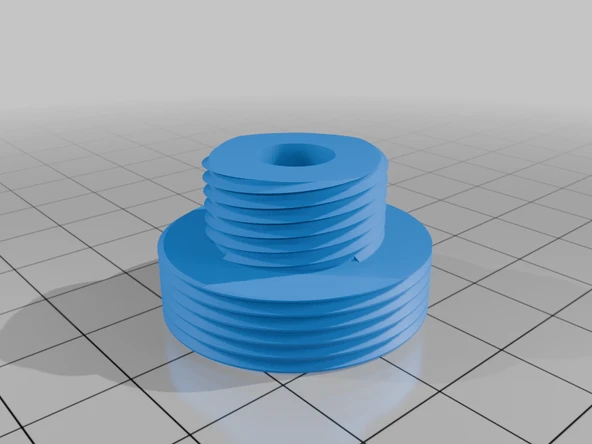 Byr Samson Termostat Adaptörü M30X1,5 Akıllı Termostat (Sadece Plastik Aparattır!!!) 3D ürün görseli 1