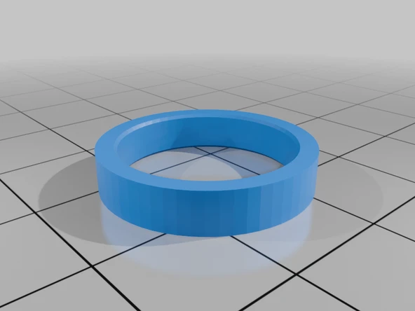 Byr Yüzük boyutu şablonu (Sadece Plastik Aparattır!!!) 3D - Resim 3