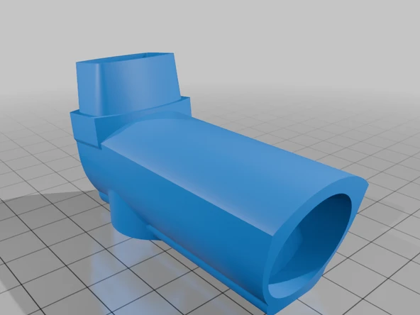 Byr İnhaler duş başlığı (Sadece Plastik Aparattır!!!) 3D - 4