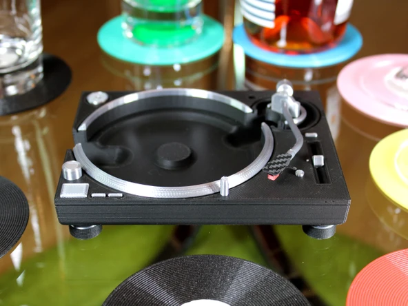 Byr Tekniklerde Kayıt Barrağı SL-1210 MK2 Tutucu (Sadece Plastik Aparattır!!!) 3D - 4