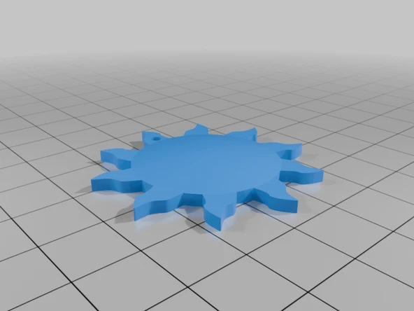 Byr Güneş ve Ay Küpe (Sadece Plastik Aparattır!!!) 3D - 4