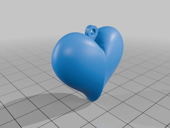 Byr 3D Kalp Kolye ve Küpe - Sevgililer Günü Özel (Sadece Plastik Aparattır!!!) 3D - 5