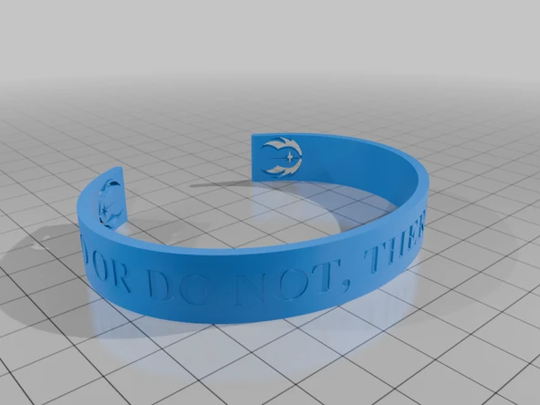 Byr Bir Yıldız Savaşları Bilezik (Sadece Plastik Aparattır!!!) 3D ürün görseli