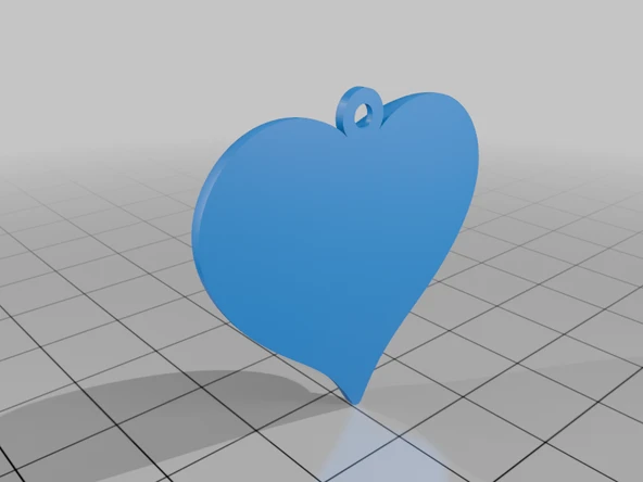 Byr 3D Kalp Kolye ve Küpe - Sevgililer Günü Özel (Sadece Plastik Aparattır!!!) 3D - 4