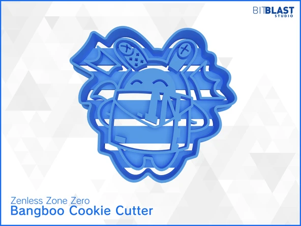 Byr Zenless bölgesi sıfır bangboo kurabiye kesici (Sadece Plastik Aparattır!!!) 3D ürün görseli 1