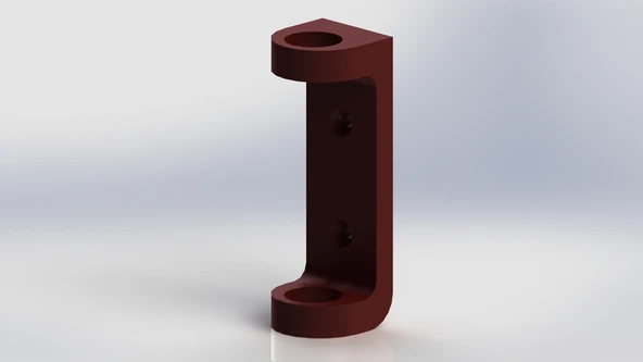 Byr Basit diş fırçası banyo duvar tutucu (Sadece Plastik Aparattır!!!) 3D