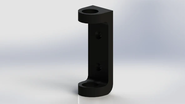 Byr Basit diş fırçası banyo duvar tutucu (Sadece Plastik Aparattır!!!) 3D - 5