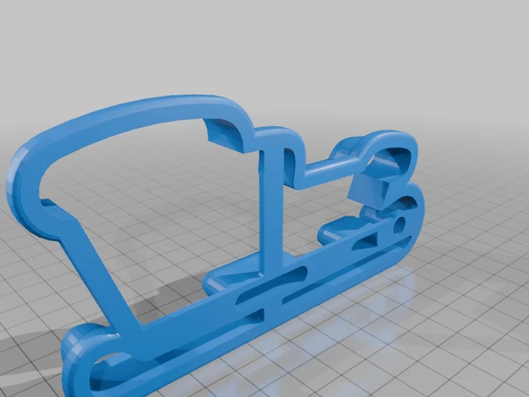 Byr Kızak kurabiye kesici (3D yapı) (Sadece Plastik Aparattır!!!) 3D - Resim 3