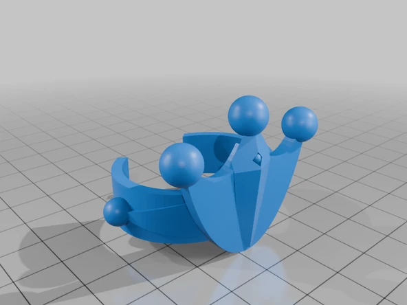 Byr Ultraman Taro Kral Bilezik (Sadece Plastik Aparattır!!!) 3D - Resim 3