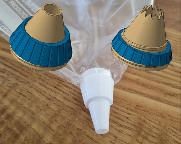 Byr Yüzük ile pasta memesi (Sadece Plastik Aparattır!!!) 3D ürün görseli