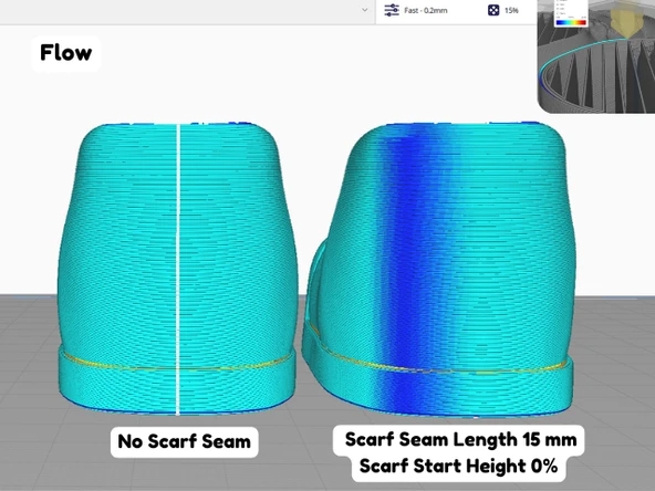 Byr 3D Yazıcı Ayaklı Spor Ayakkabı [Cura 5.9 Eşarp ZSeam] (Sadece Plastik Aparattır!!!) 3D - Resim 5